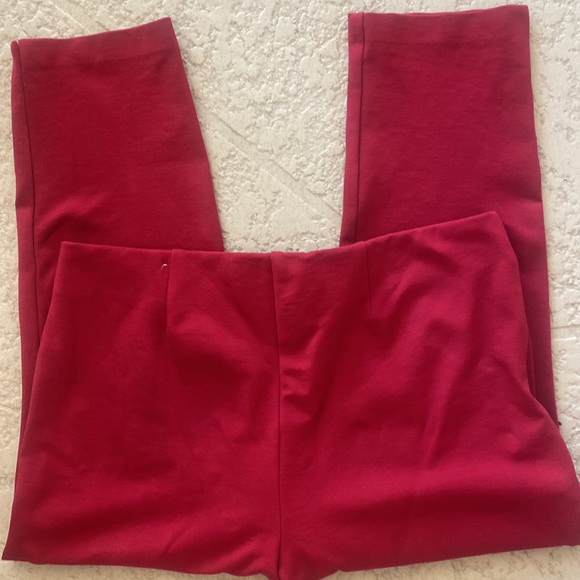 Chico’s Red Chino Leggings size 14 size 2 - Picture 4 of 5